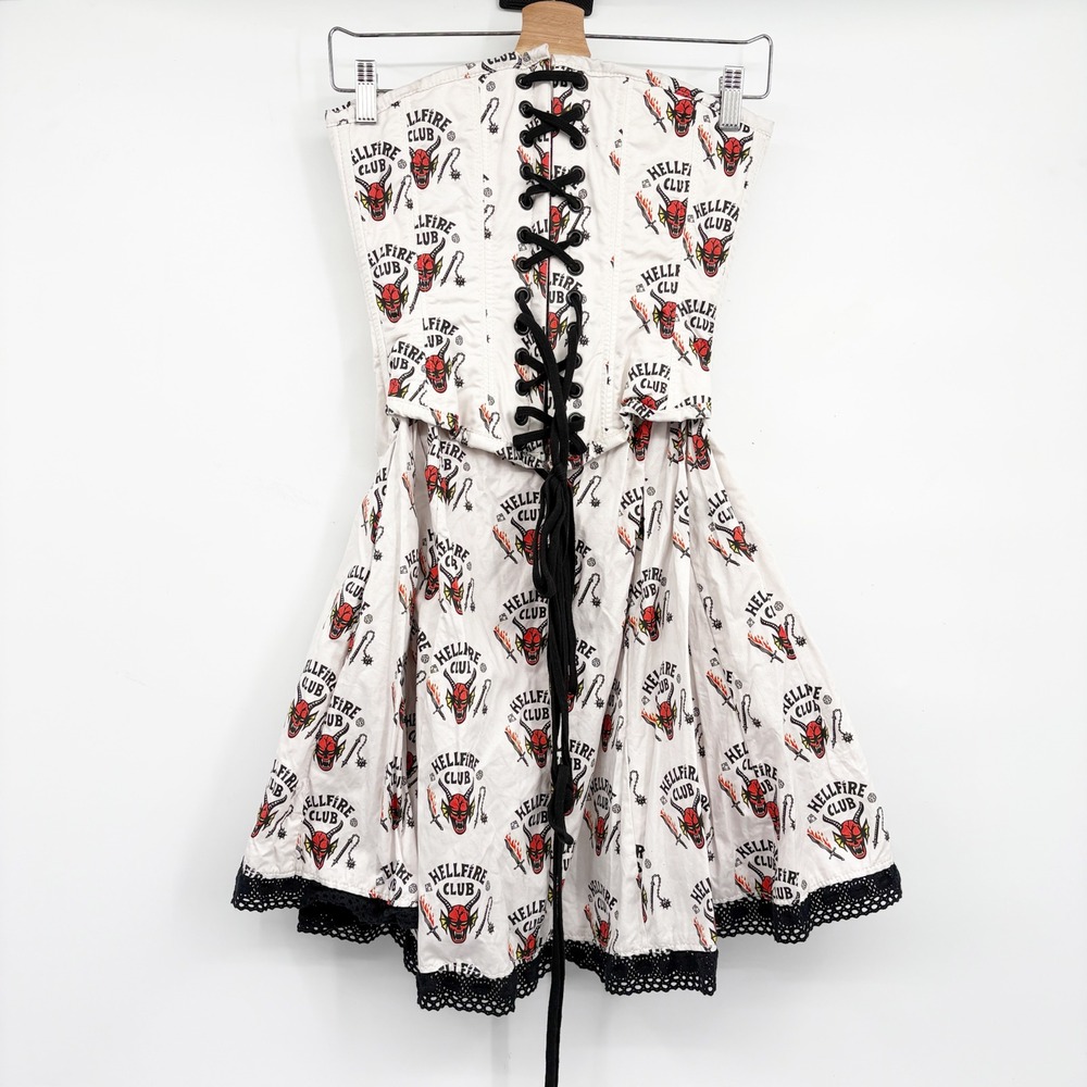 Pendragon Costumes Womens Hellfire Club Stranger Things Corset Dress Size 4